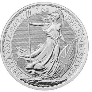 2024 1 oz Silver Britannia Coin BU