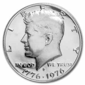 40% Silver 1976 Kennedy Half Dollar Bicentennial
