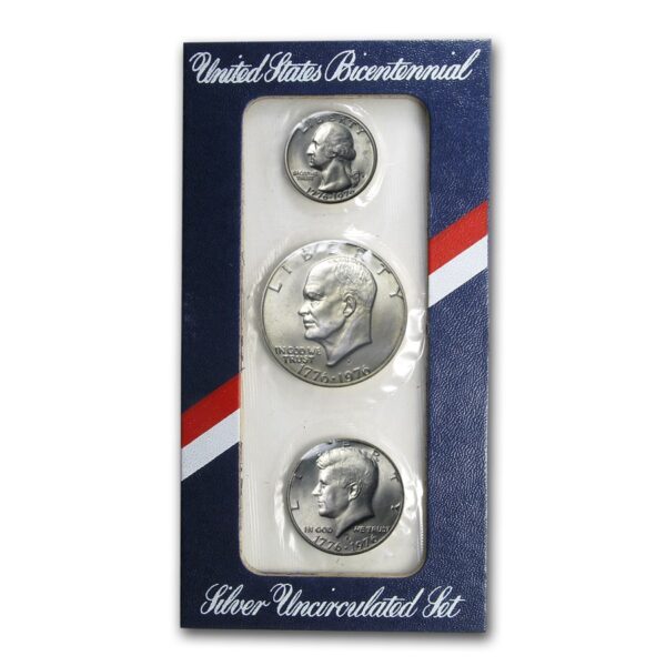 40% Silver 1976 Kennedy Half Dollar Bicentennial - Image 3