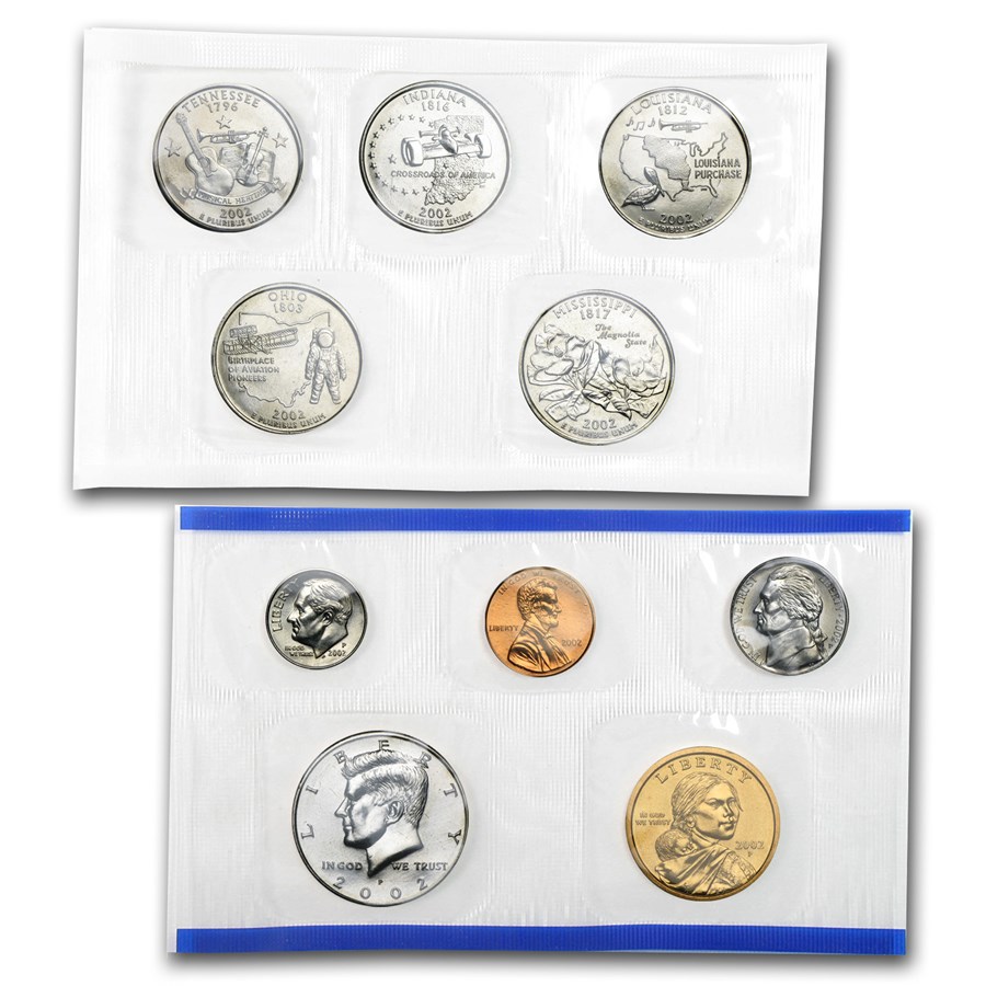 2002 Mint Set - Philadelphia Front/Back
