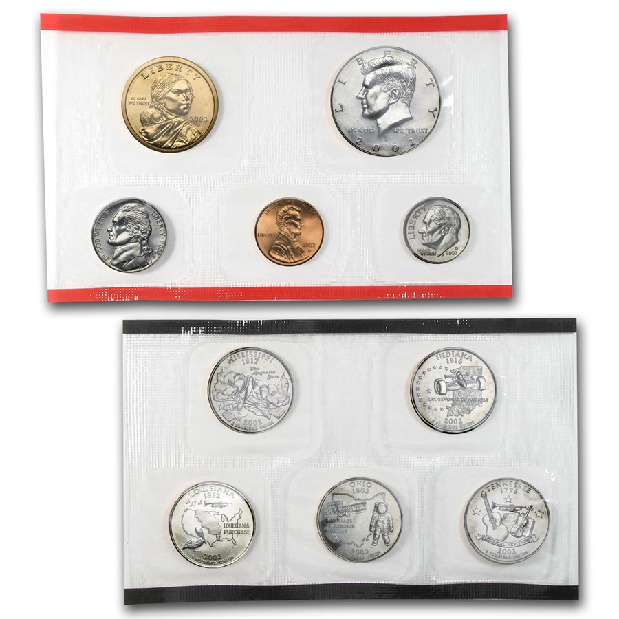 2002 Mint Set - Denver Front/Back