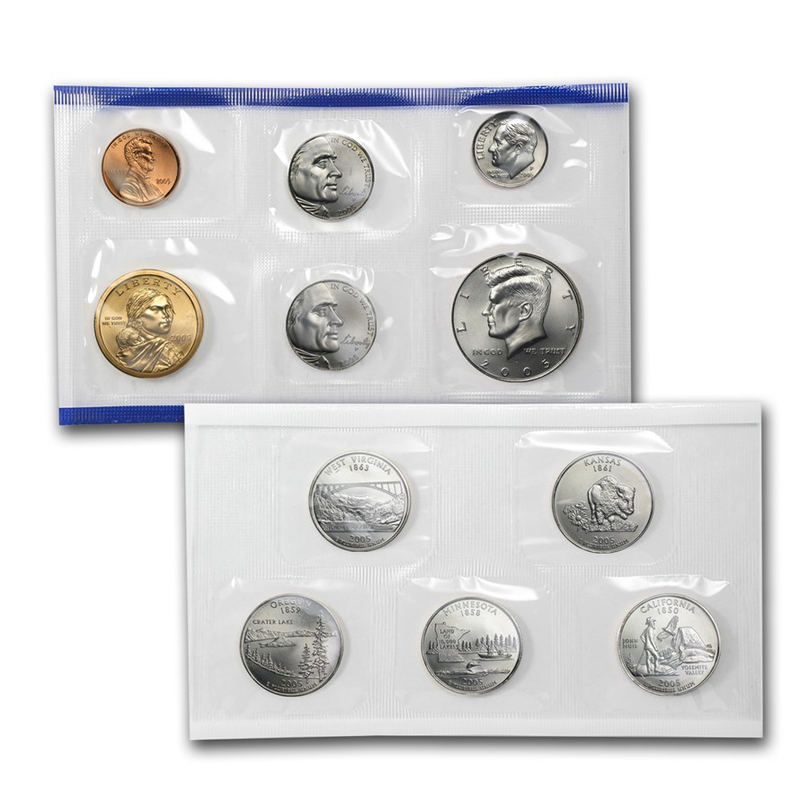 2005 Mint Set - Philadelphia Front/Back