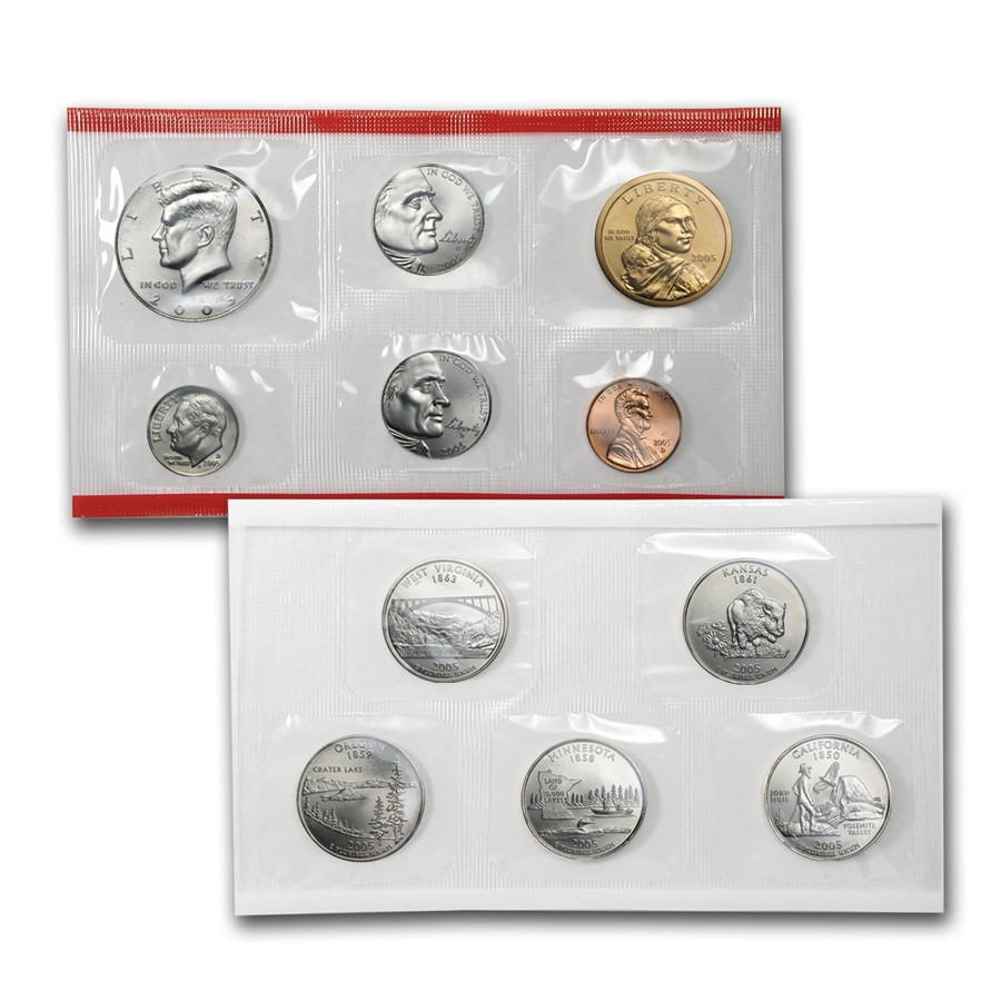 2005 Mint Set - Denver Front/Back