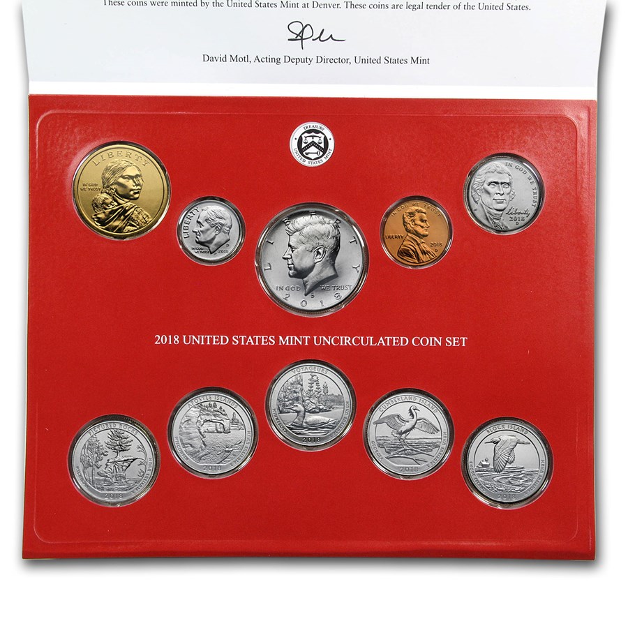 2018 Mint Set - Denver Front