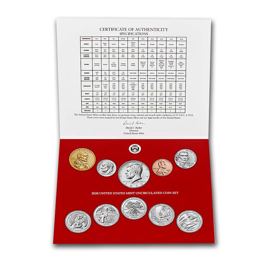 2020 Mint Set - Denver Front