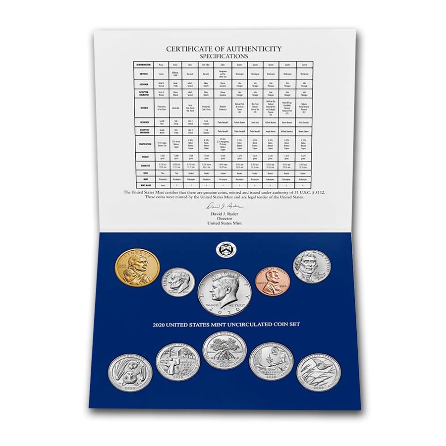 2020 Mint Set - Philadelphia Front