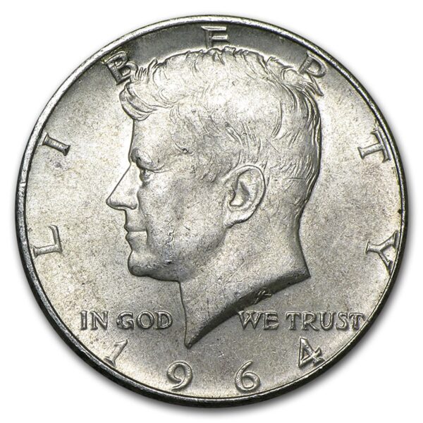 90% Silver Kennedy Half Dollar 1964