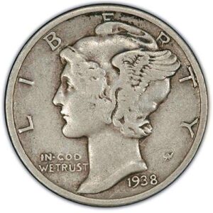 Mercury Dime - Random Year Avg Circ