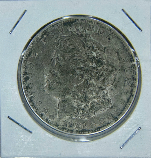 1921 Morgan Silver Dollar VF