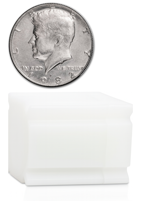 Kennedy Half Dollar Clad Tube