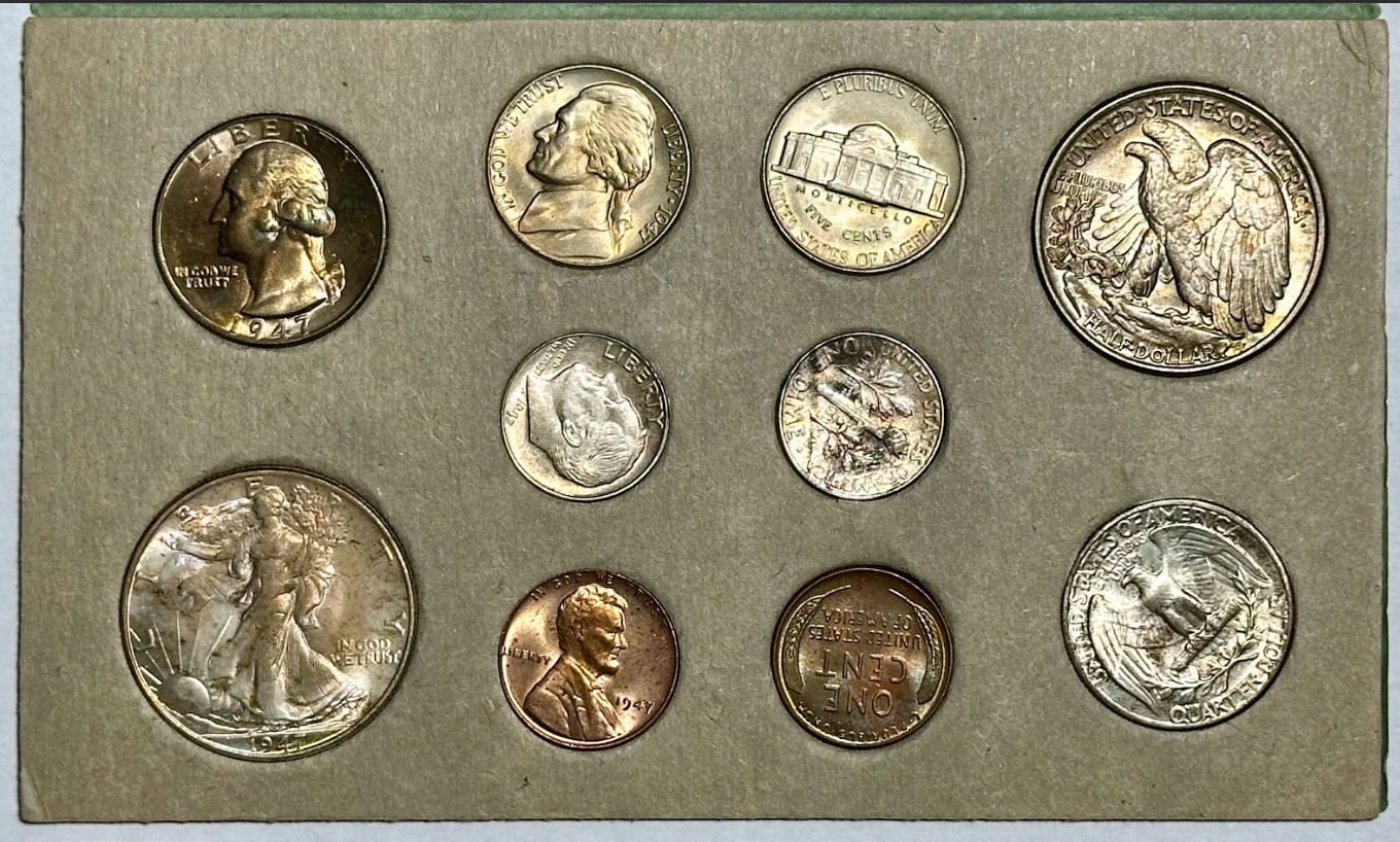 1947 Double Mint Set - Philadelphia Card