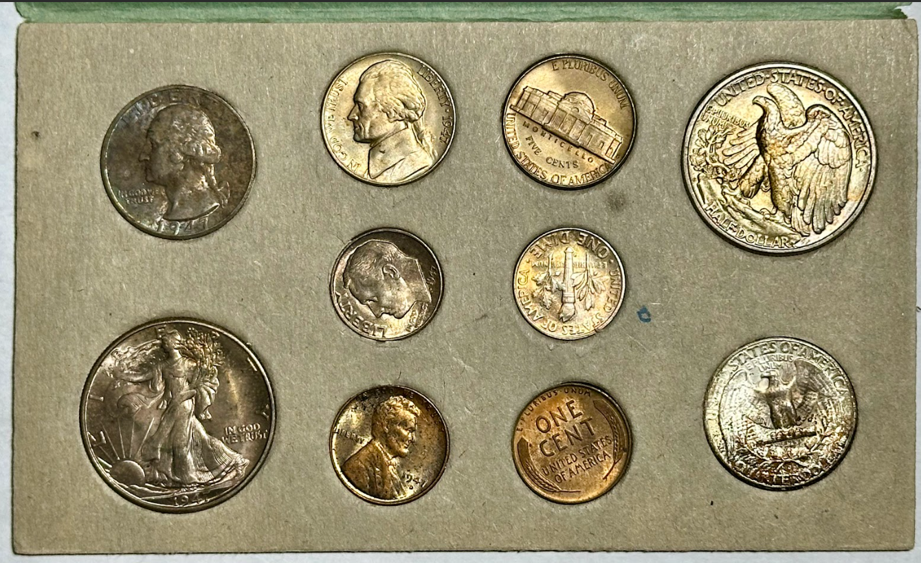 1947 Double Mint Set - Denver Card