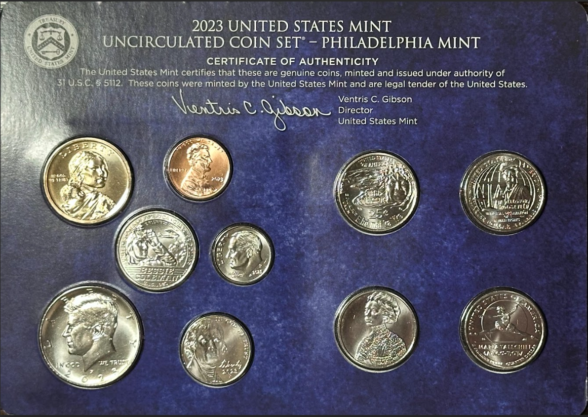 2023 Mint Set - Philadelphia Front