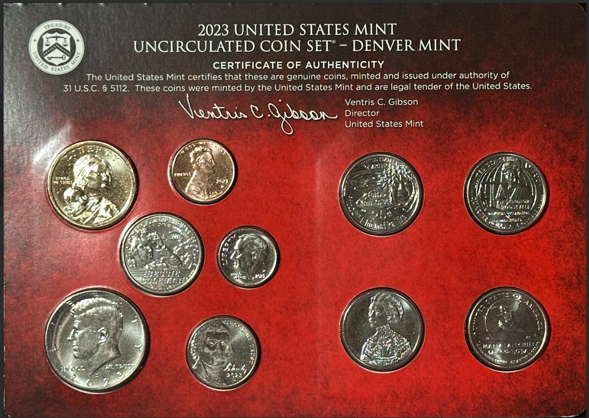 2023 Mint Set - Denver Front