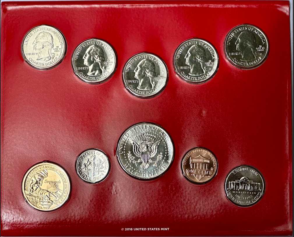 2017 Mint Set - Denver Back