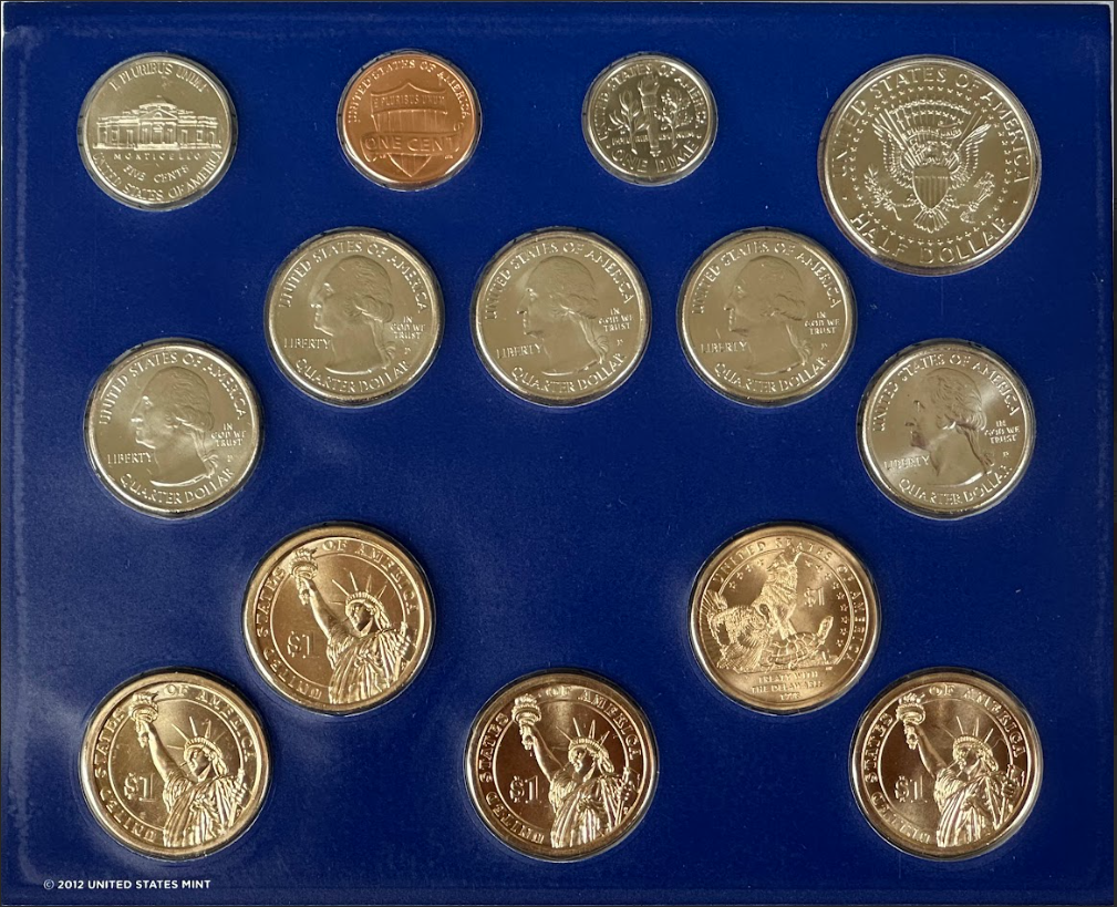 2013 Mint Set - Philadelphia Back