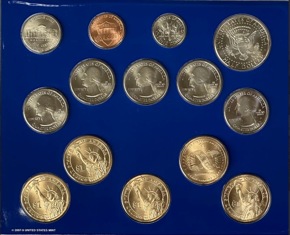 2010 Mint Set - Philadelphia Back
