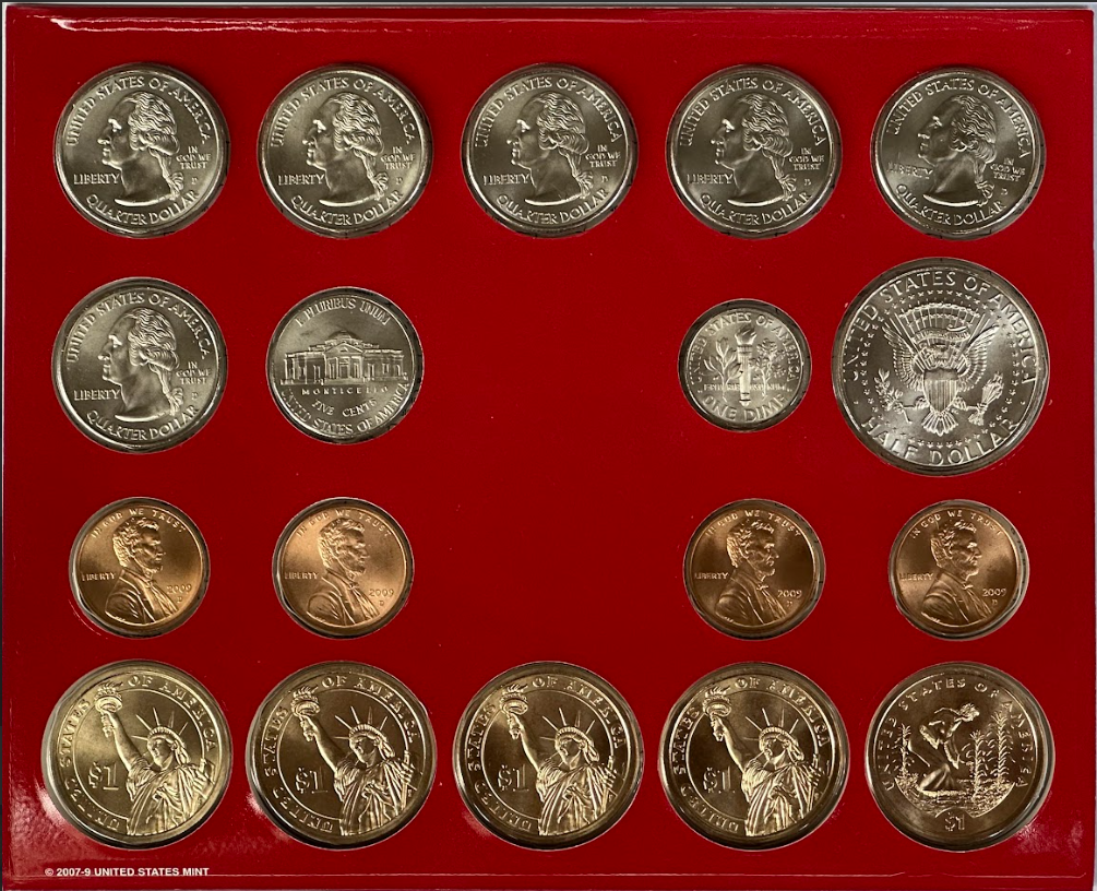 2009 Mint Set - Denver Back