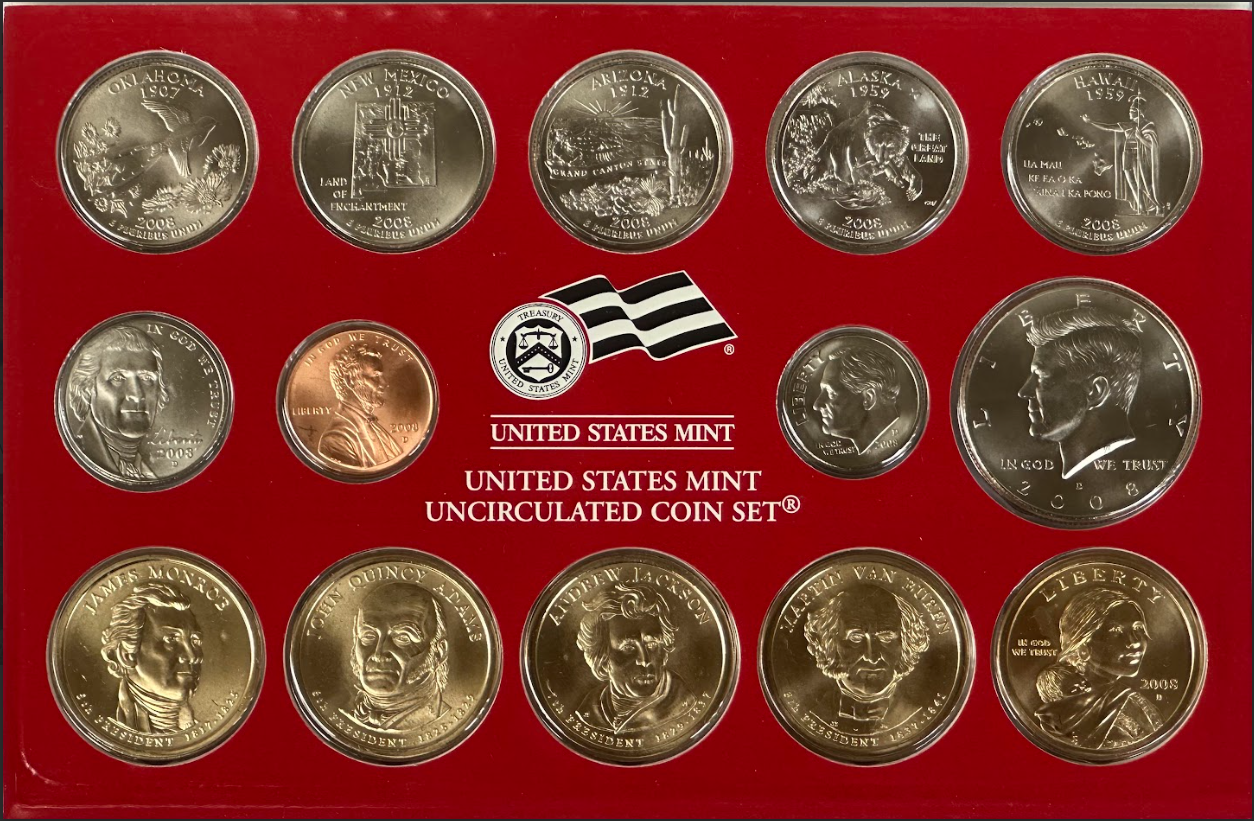 2008 Mint Set - Denver Front