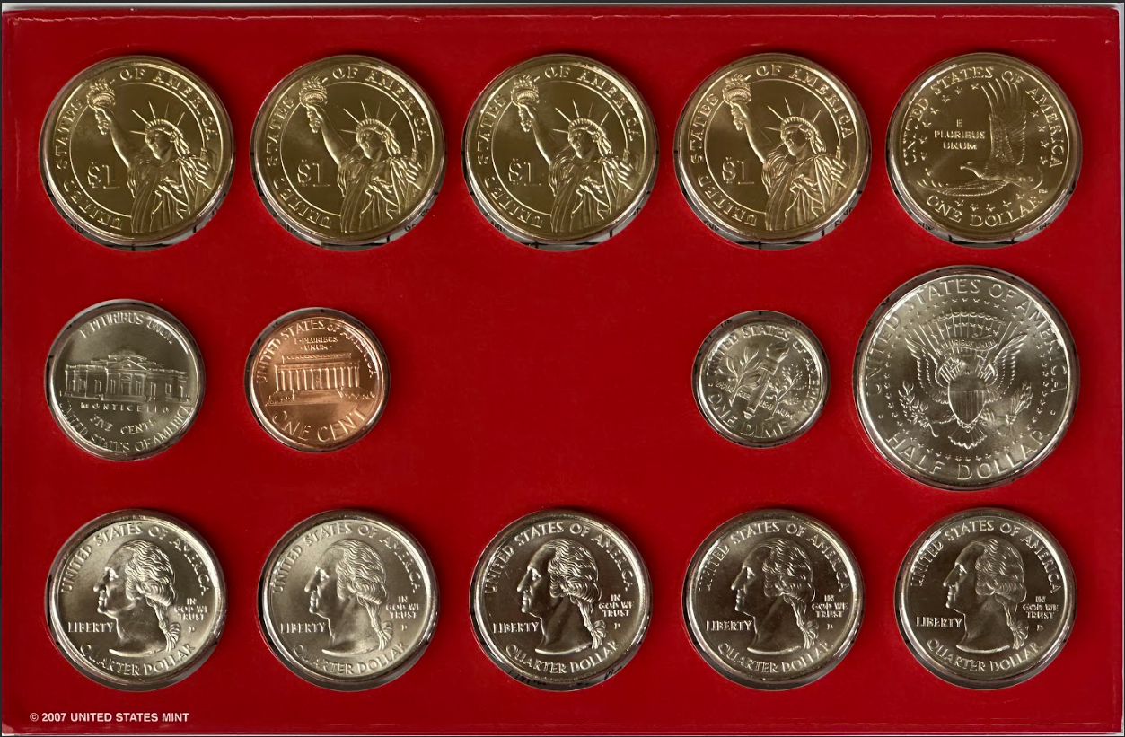 2007 Mint Set - Denver Back